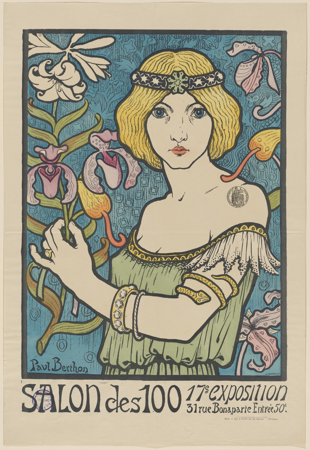 Paul Berthon. Salon des Cent, 17e Exposition. 1897