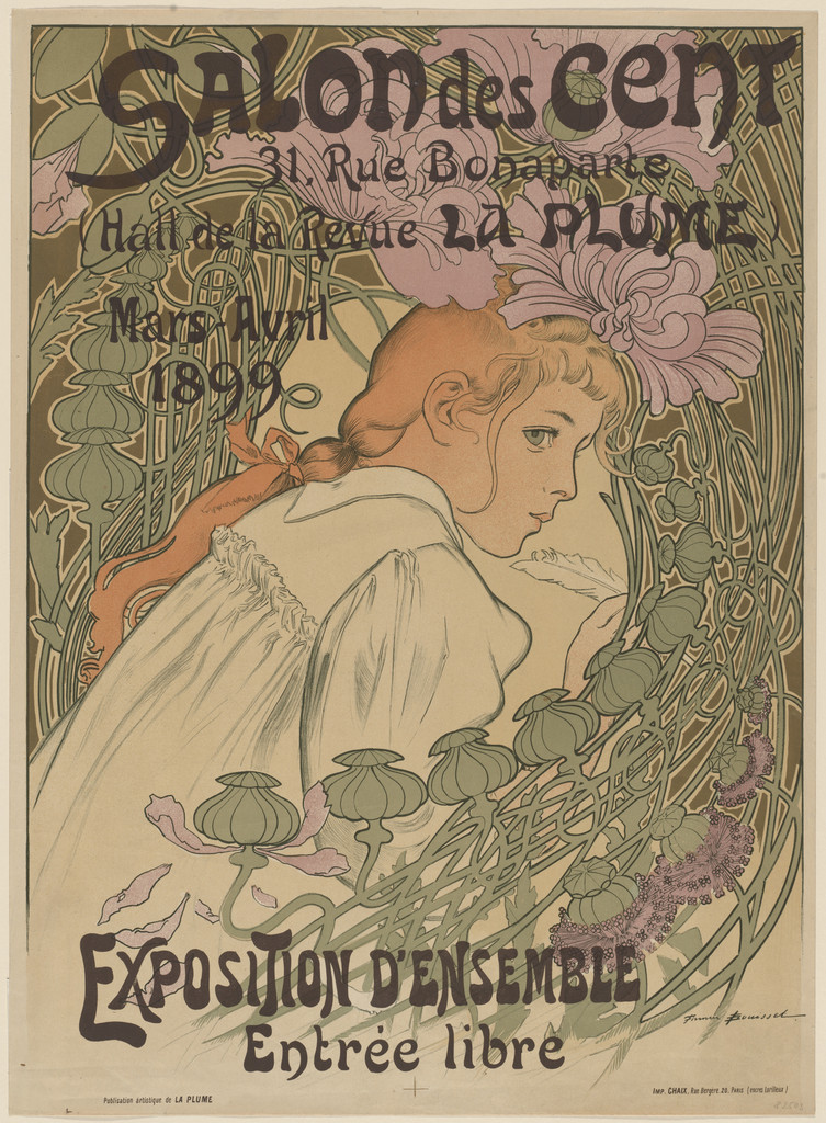 Salon des Cent, 31, rue Bonaparte, Hall de la Revue, La Plume, Mars-Avril 1899, Exposition d'Ensemble