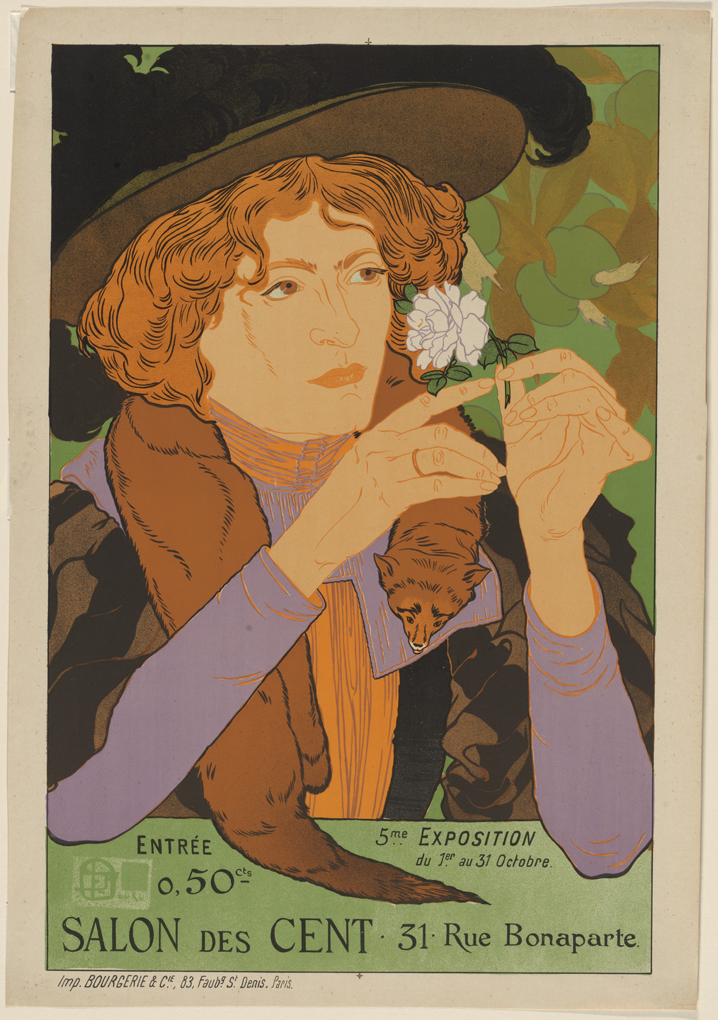 Georges de Feure. Poster for the Salon des Cent. 1894