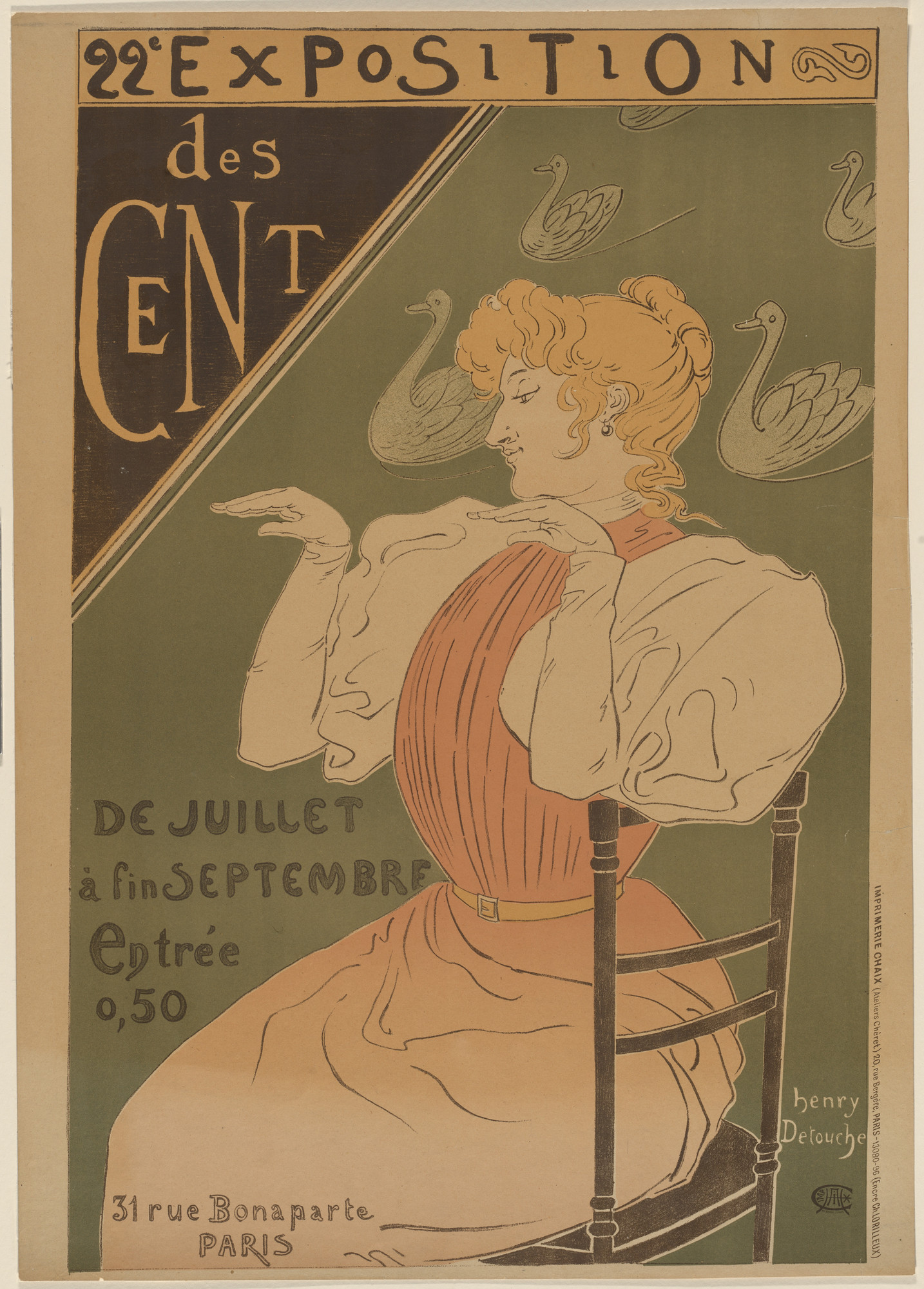 Henri Detouche. 22eme Exposition du Salon des Cent