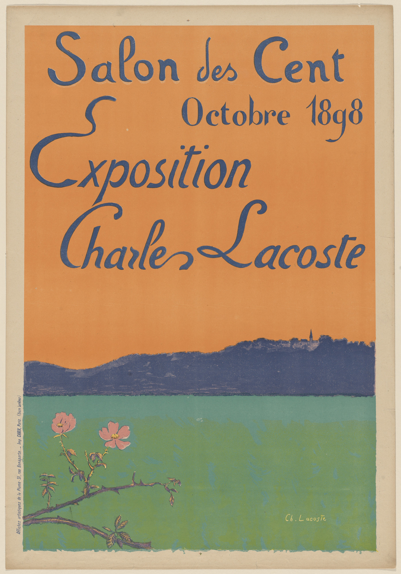 Charles Lacoste. Exposition Charles Lacoste, Salon des Cent