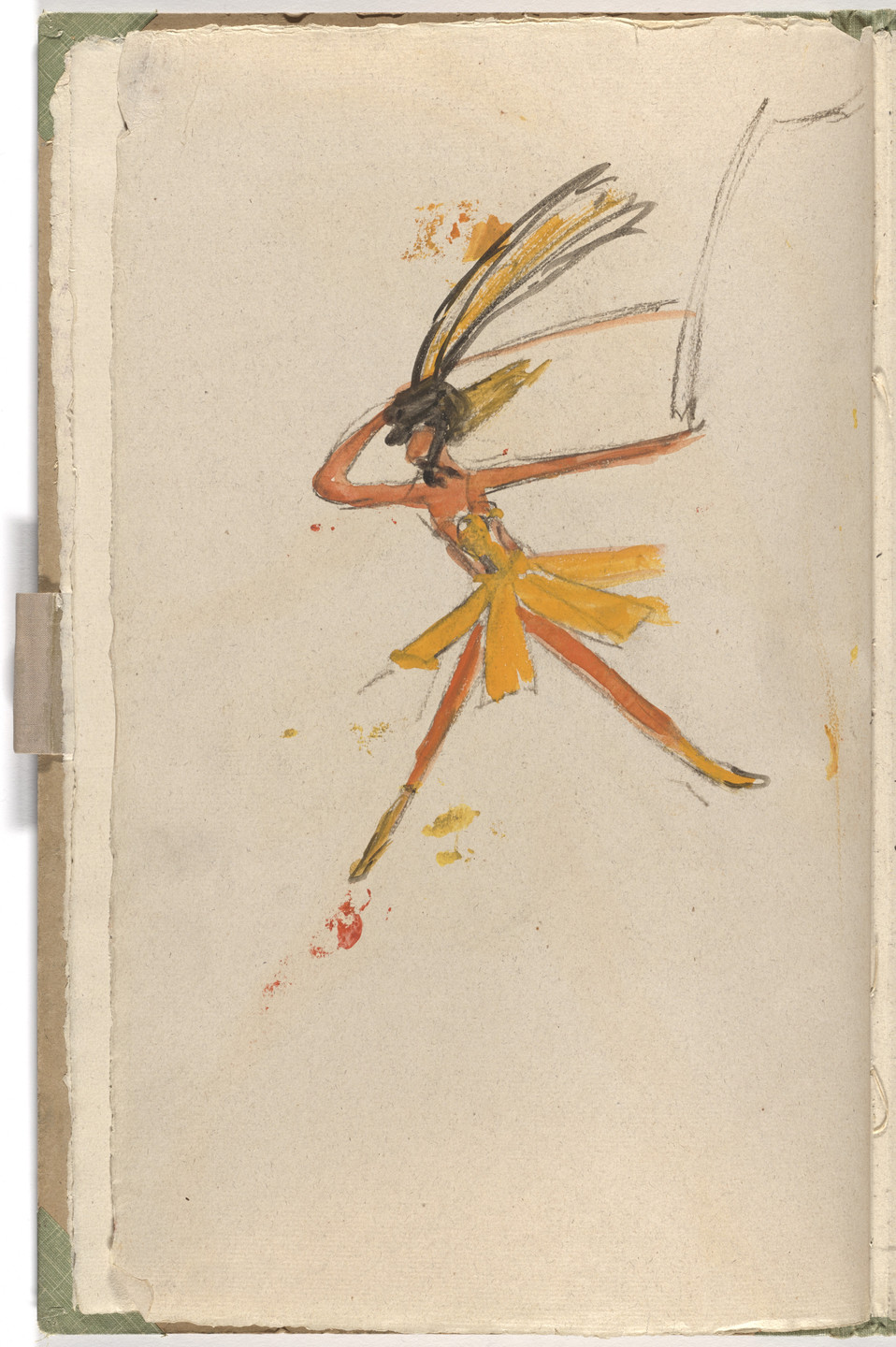 Florine Stettheimer. Costume designs for artist&#39;s ballet Orphée of the Quat-z-arts. c. 1912