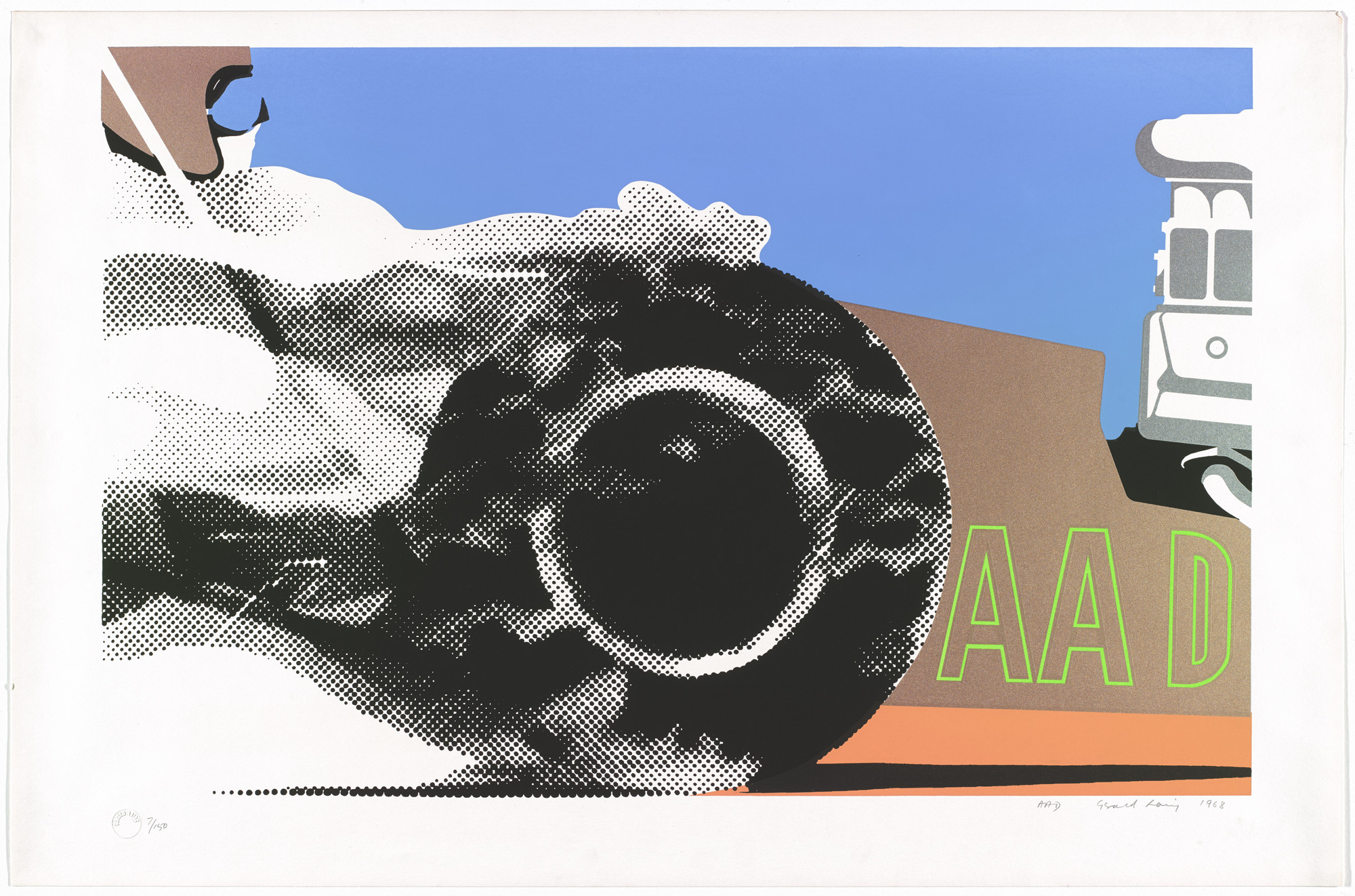 Gerald Laing. AAD from Dragsters. 1968