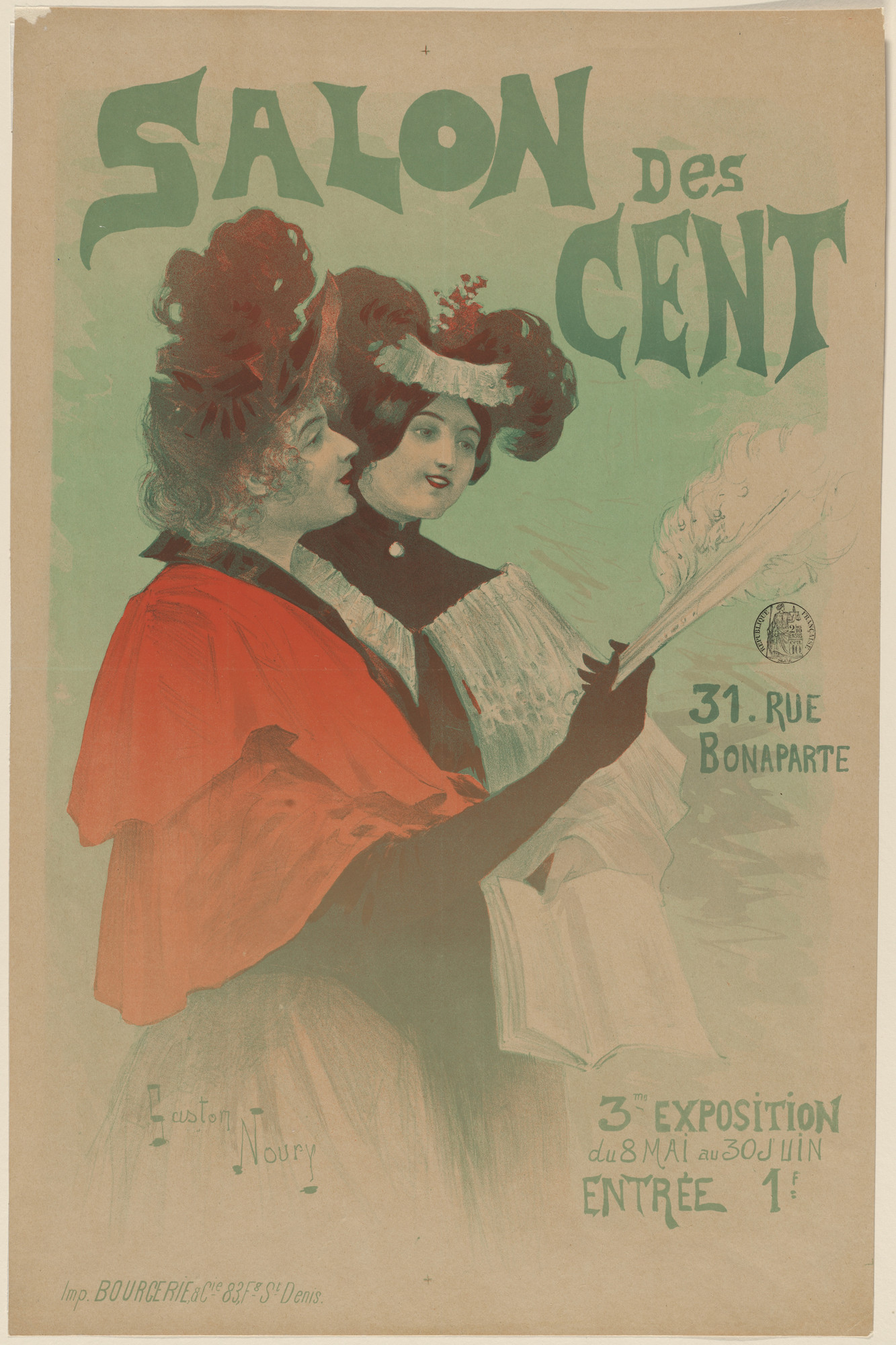 Noury. Salon des Cent, 3ème exposition