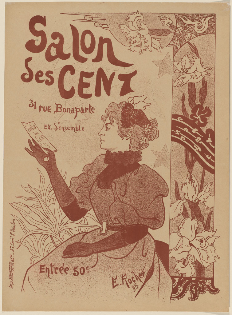 Poster for the Salon des Cent