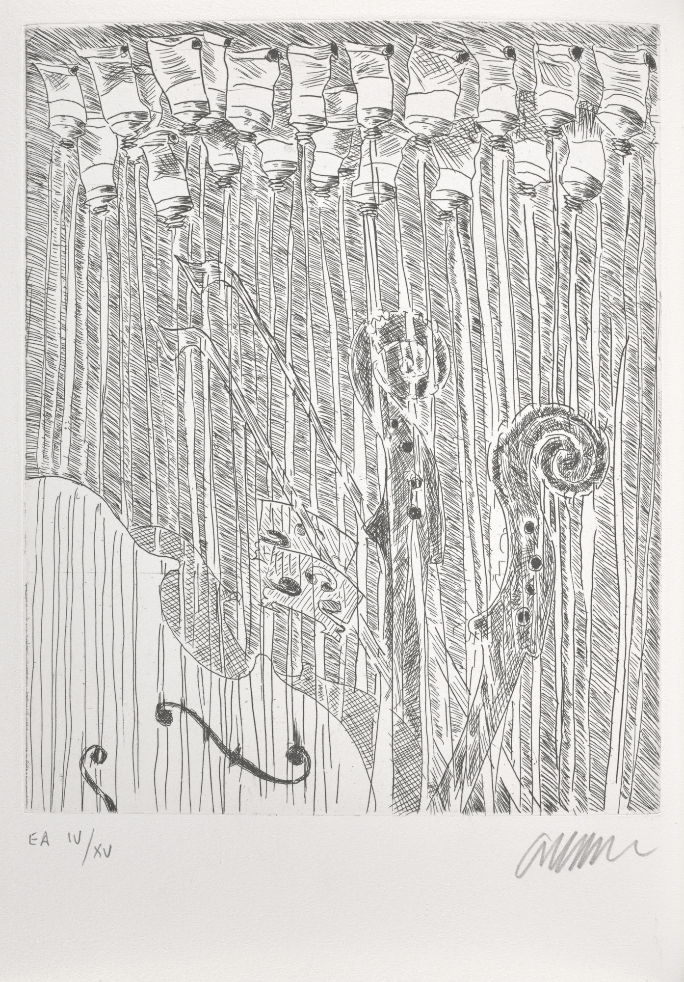 Arman. Untitled from Arman estampes: catalogue raisonné