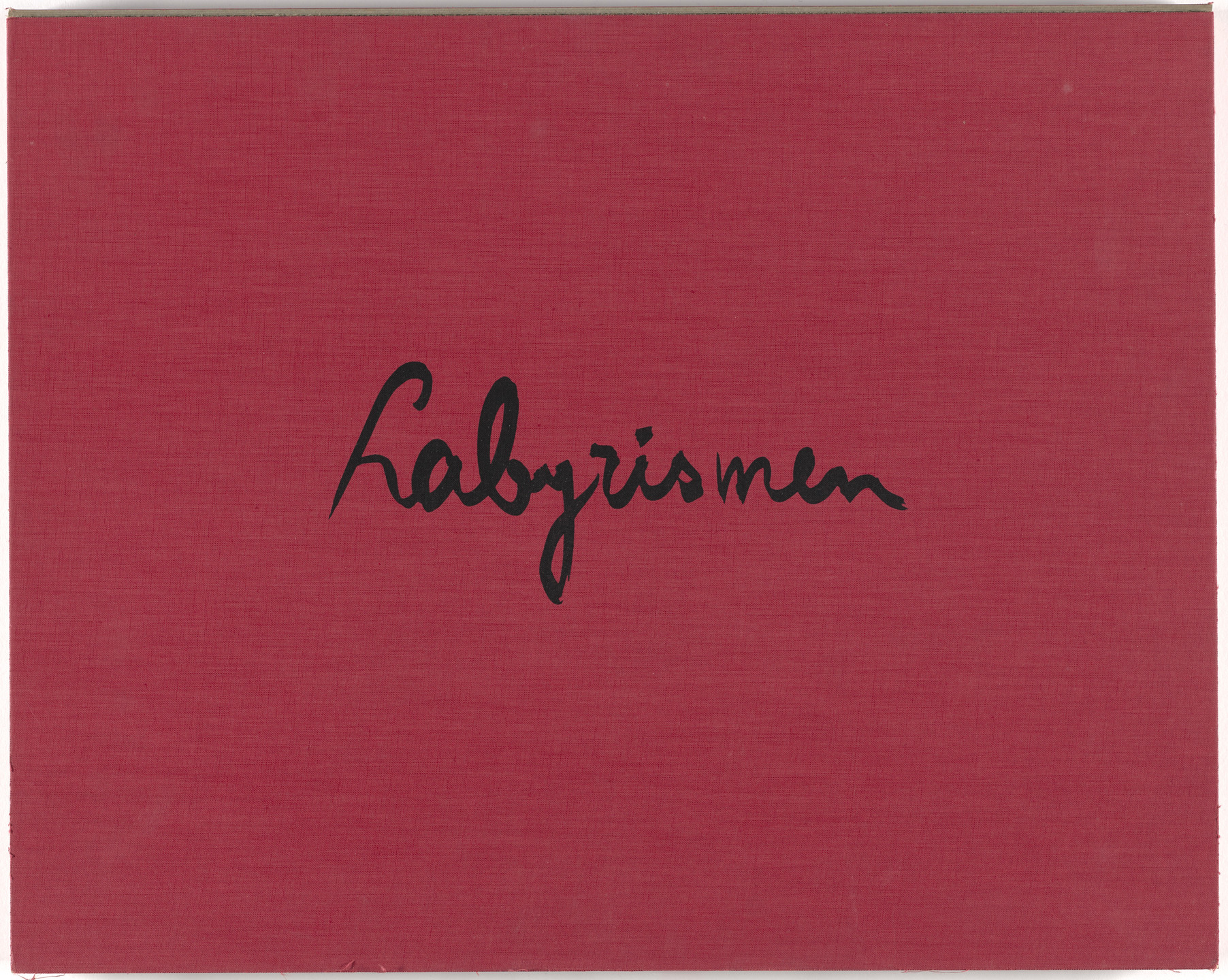 Constant (Constant Anton Nieuwenhuys). Labyrismen. 1968