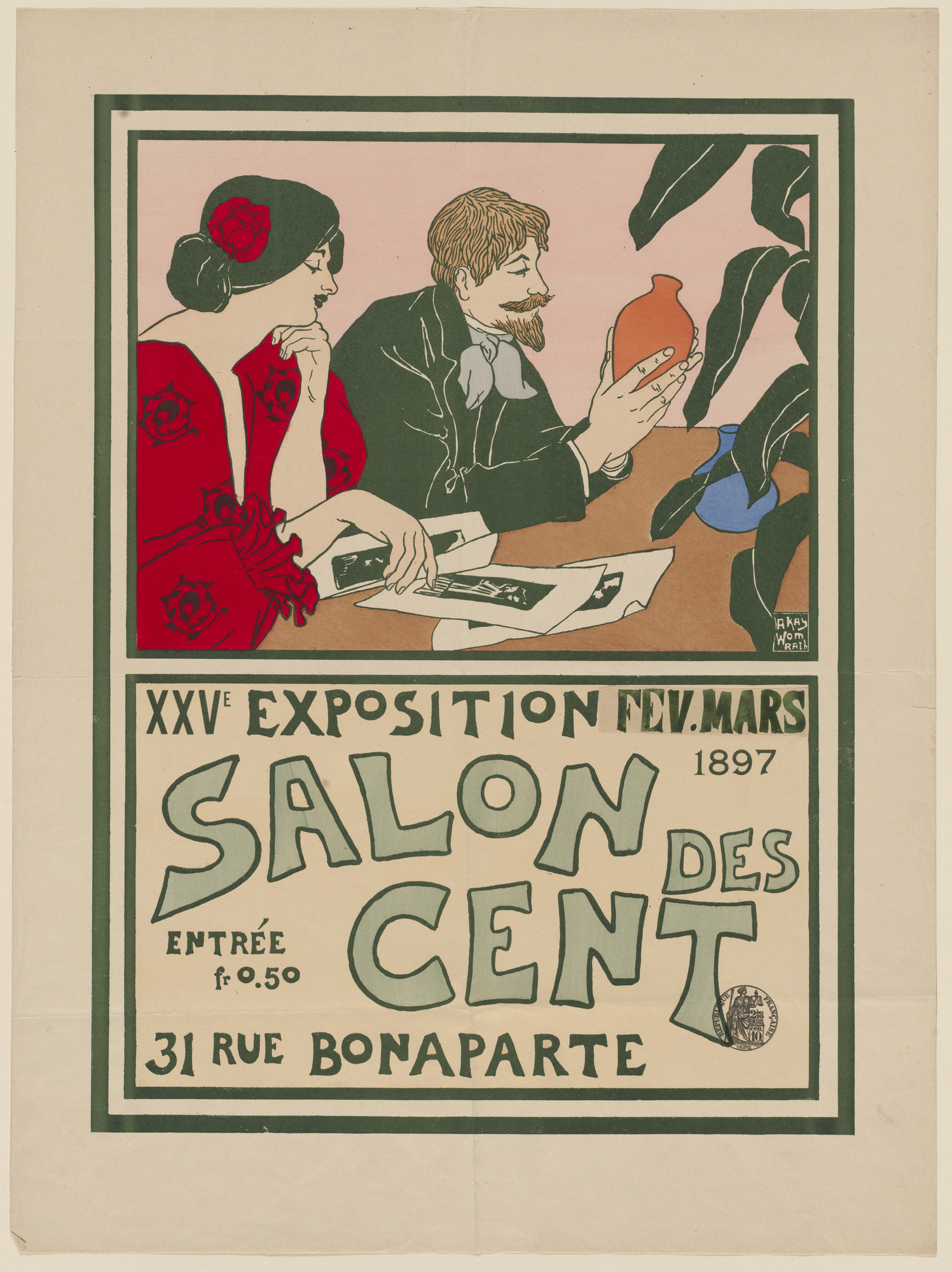 Andrew Kay Womrath. XXVe Exposition, Salon des Cent