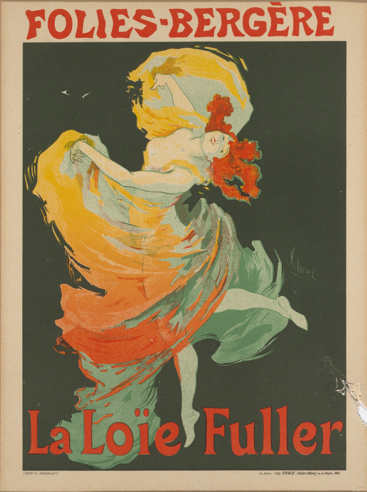 Jules Chéret. La Loïe Fuller