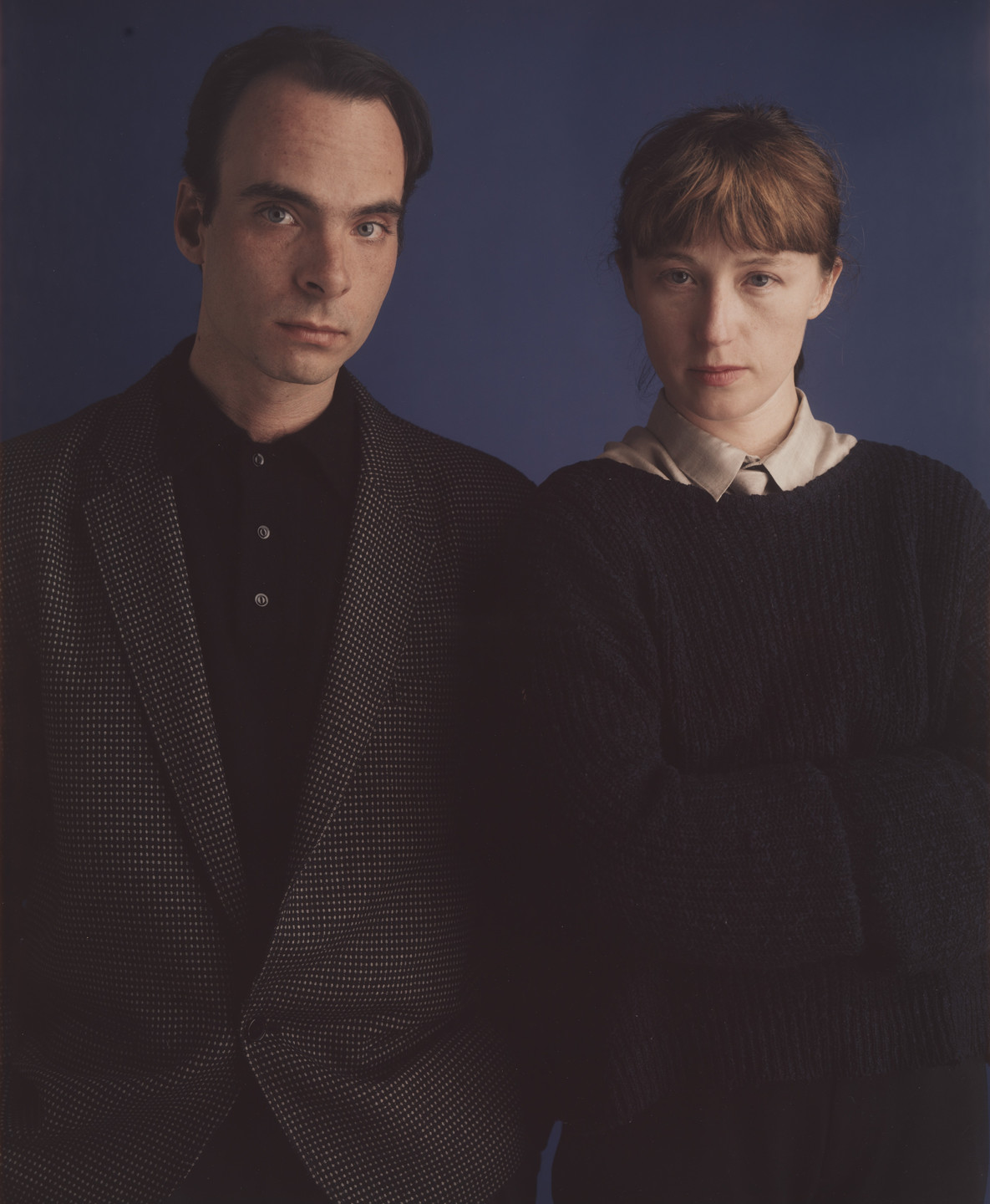 Timothy Greenfield-Sanders. Stephen Frailey and Cindy Sherman. March 1988