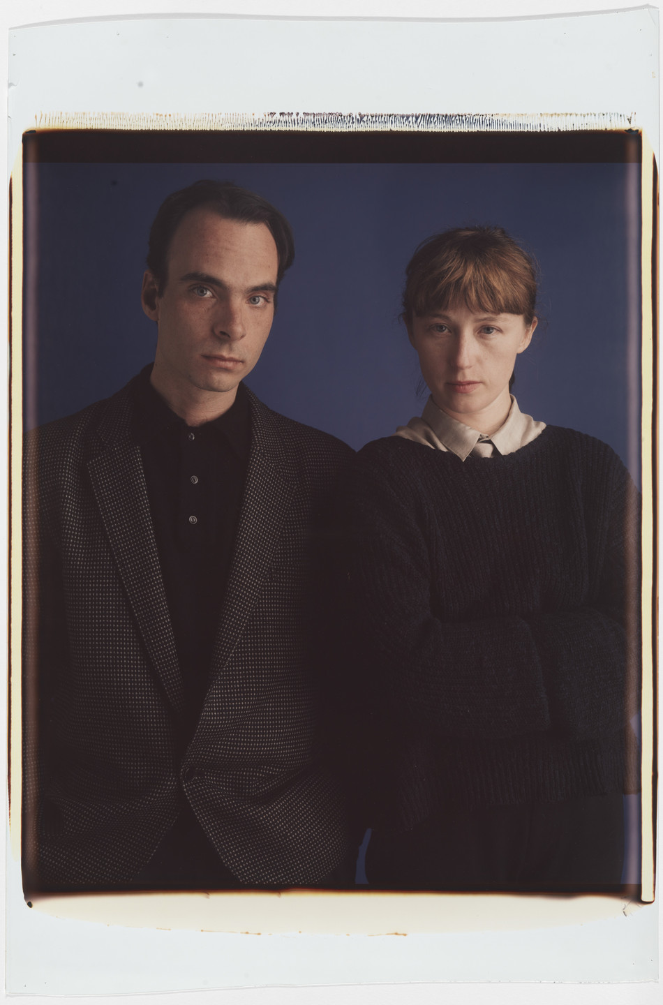 Timothy Greenfield-Sanders. Stephen Frailey and Cindy Sherman. March 1988