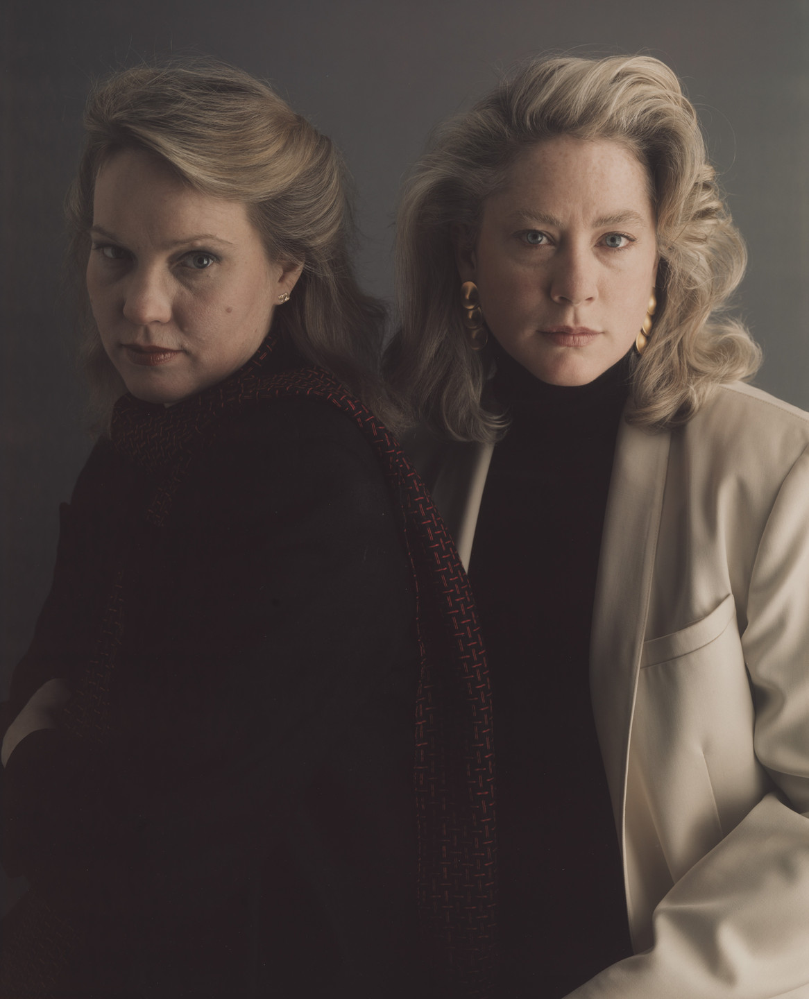 Timothy Greenfield-Sanders. Sarah Charlesworth and Ellen Carey. March 1988