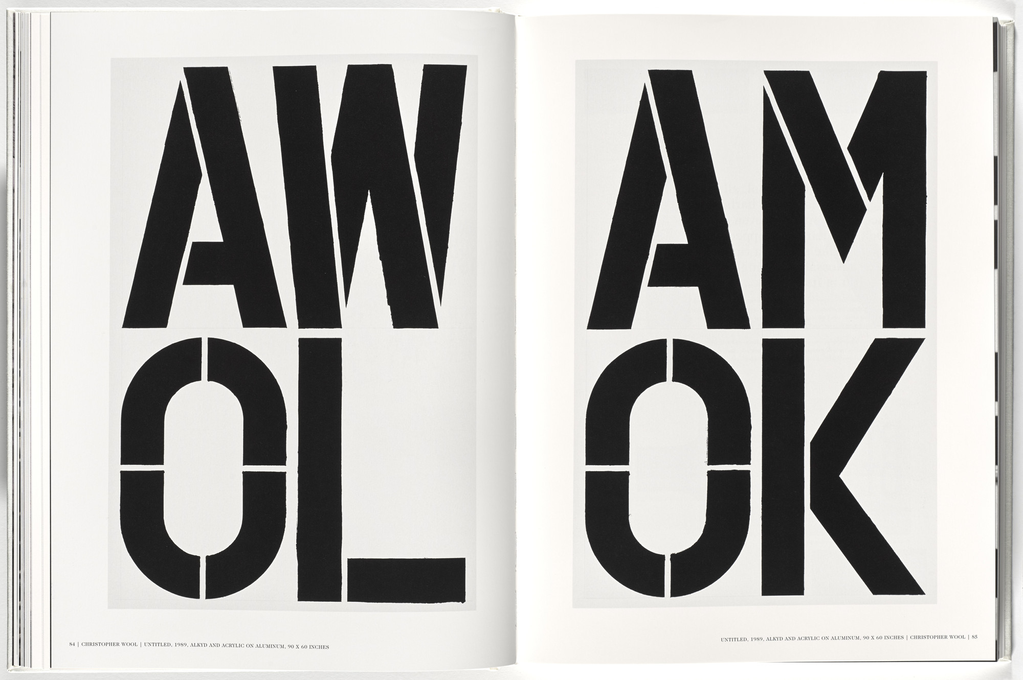 Christopher Wool. Wool. 2008 | MoMA
