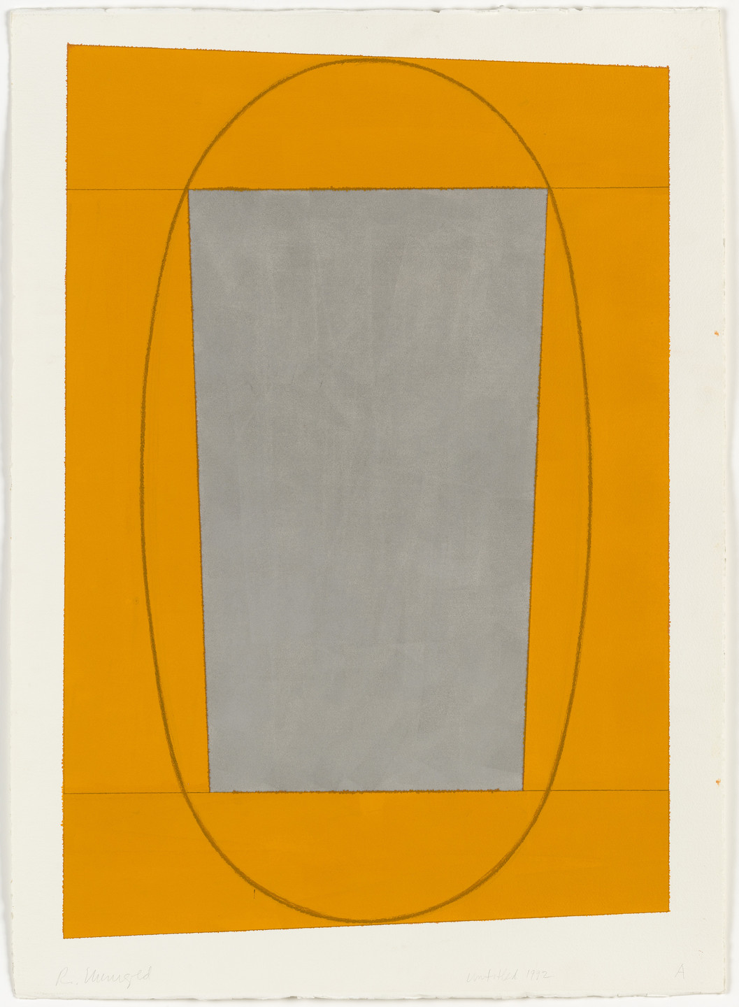 Robert Mangold. Untitled. 1992