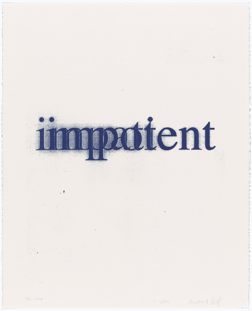 Untitled from Psychopts, Christopher Wool, Richard Hell, 2008