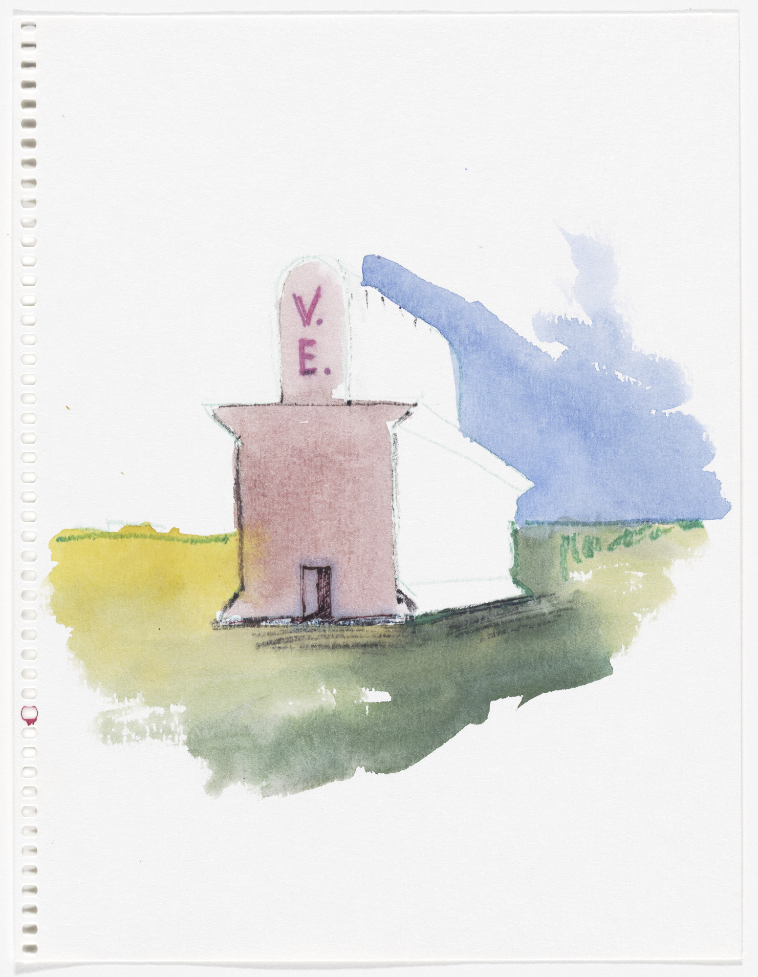 Thomas Schütte. Untitled from Aquarellen (Watercolors)