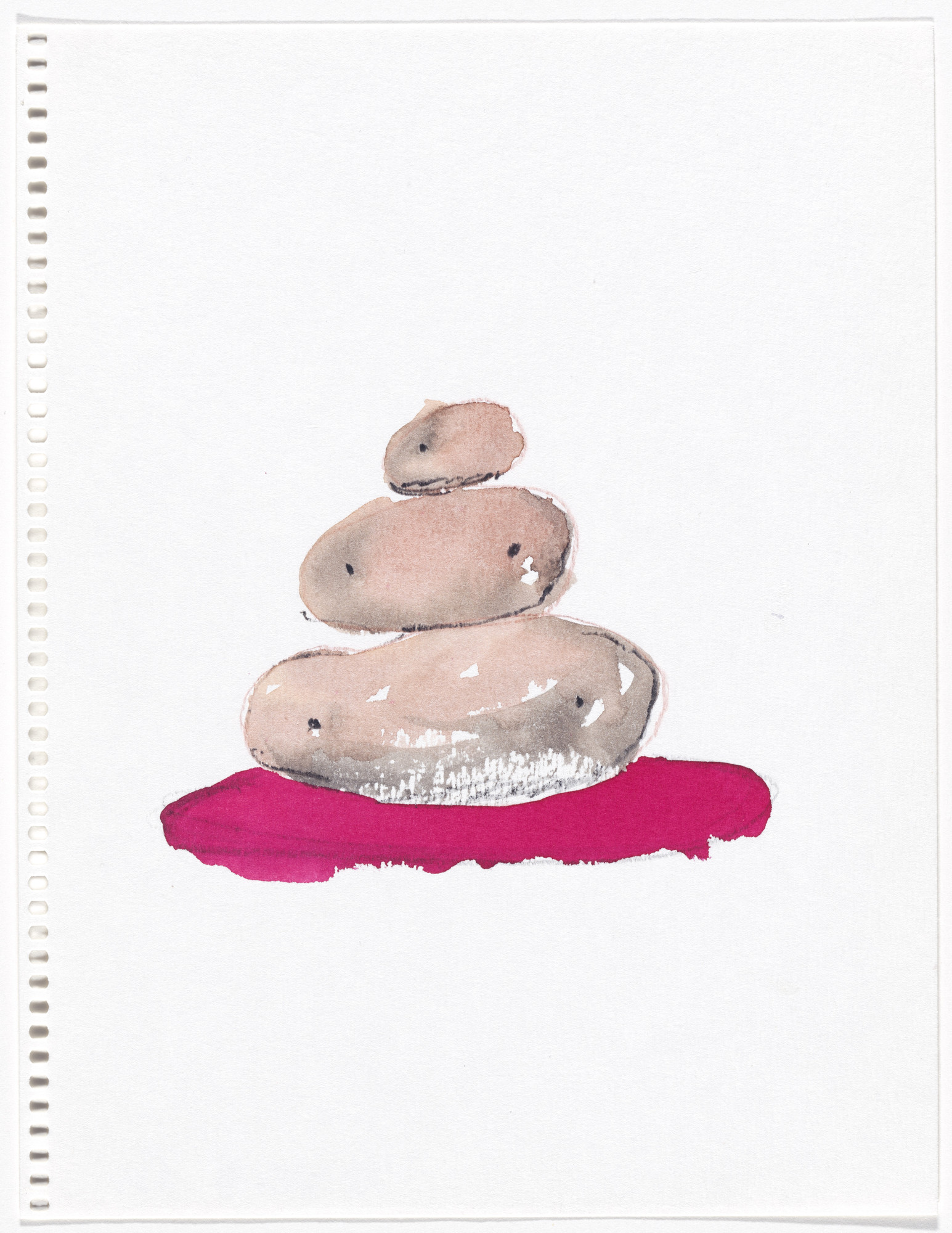 Thomas Schütte. Untitled from Aquarellen (Watercolors)