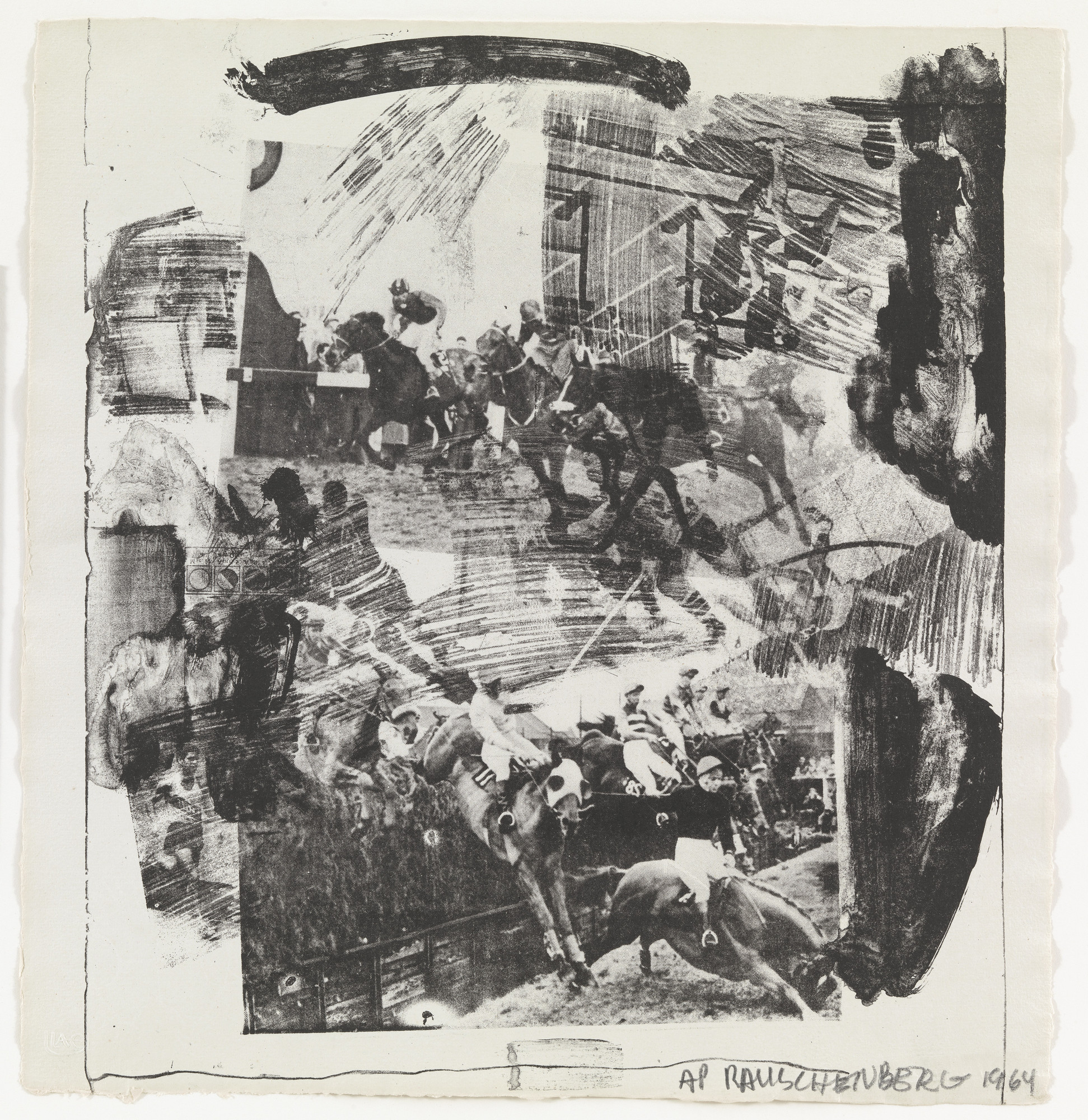 Robert Rauschenberg. Kar from XXXIV Drawings for Dante's Inferno