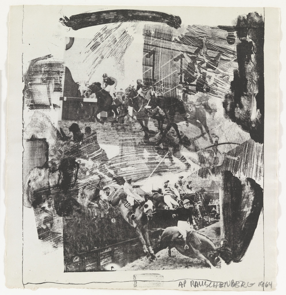 Kar, supplementary plate for the deluxe edition of the illustrated book, Rauschenberg: XXXIV Drawings for Dante's Inferno