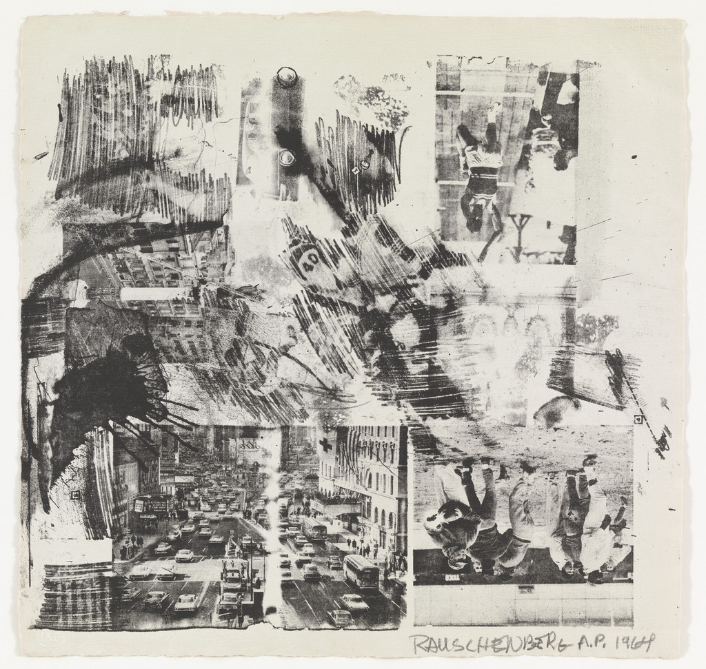 Sink, supplementary plate for the deluxe edition of the illustrated book, Rauschenberg: XXXIV Drawings for Dante's Inferno