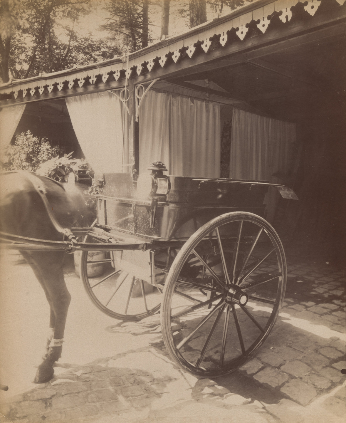 Eugène Atget. Voiture. Bois de Boulogne. Before 1900 | MoMA