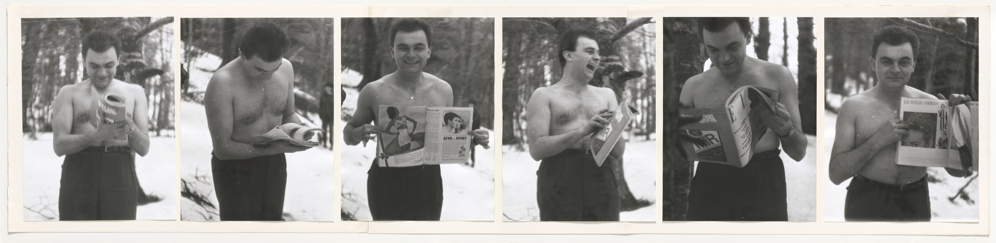 Tomislav Gotovac. Showing Elle. 1962