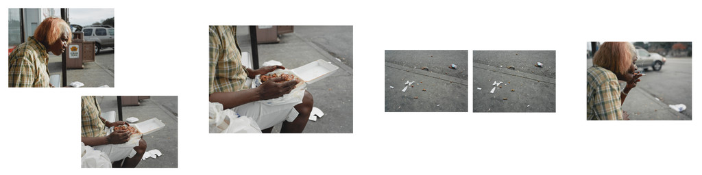 New Orleans, 2004 (Woman Eating)