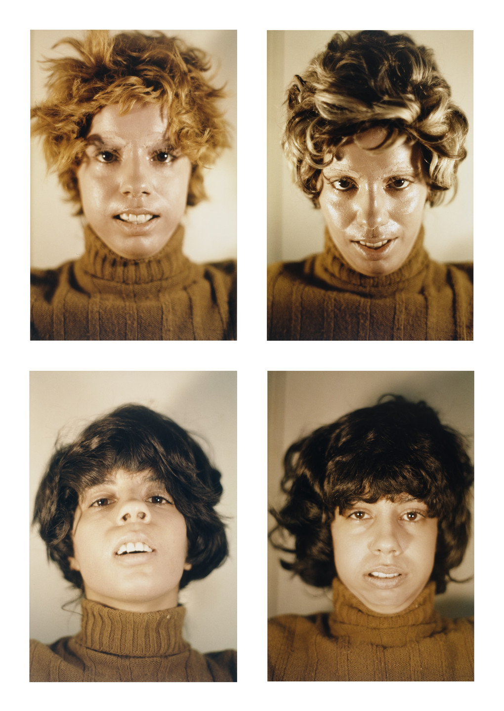 Ana Mendieta. Untitled (Facial Cosmetic Variations). January-February, 1972