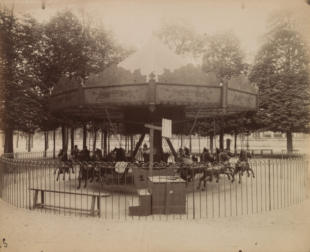 Tuileries, chevaux pur les enfants