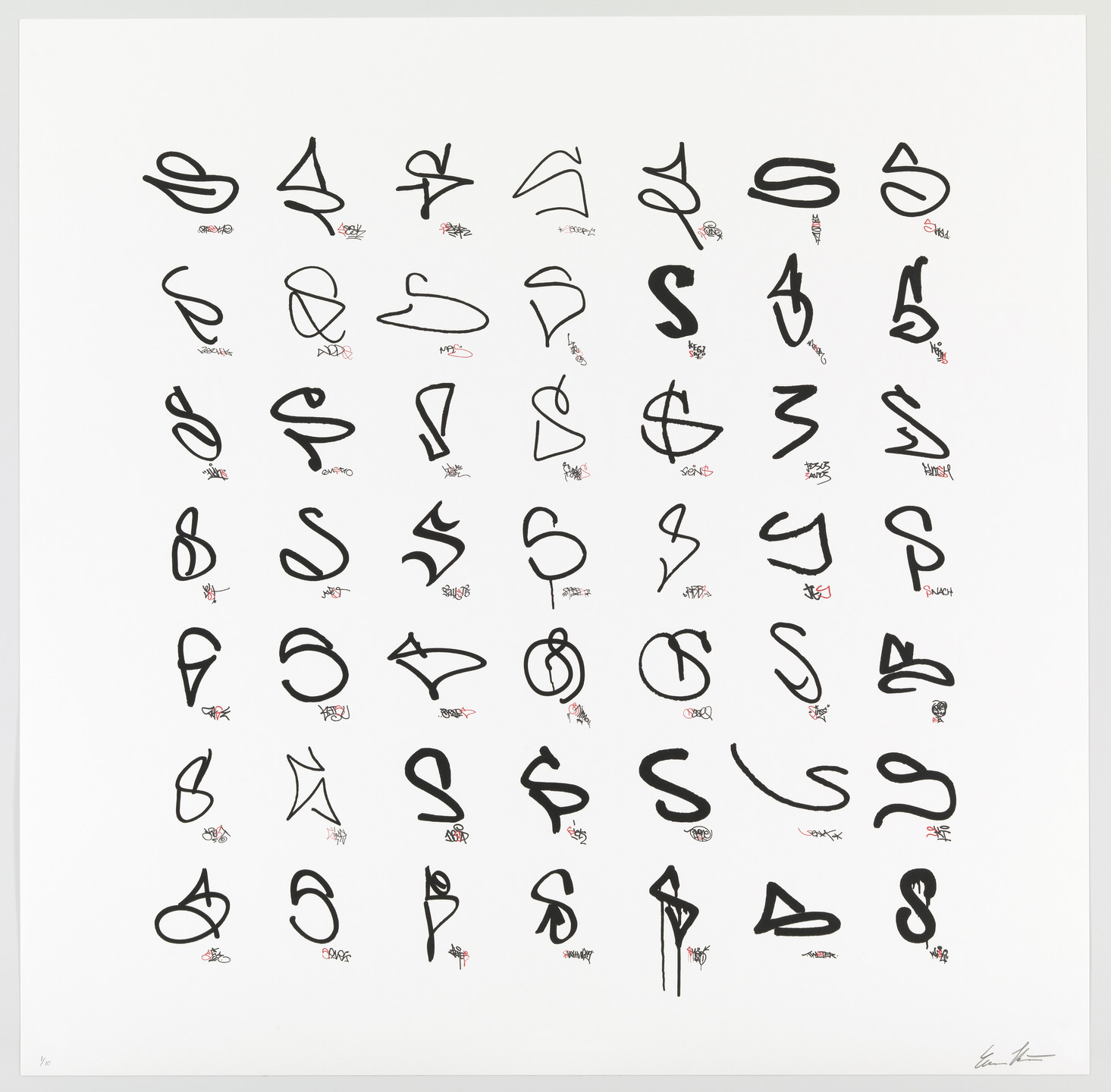 Evan Roth. Graffiti Taxonomy : New York. 2011