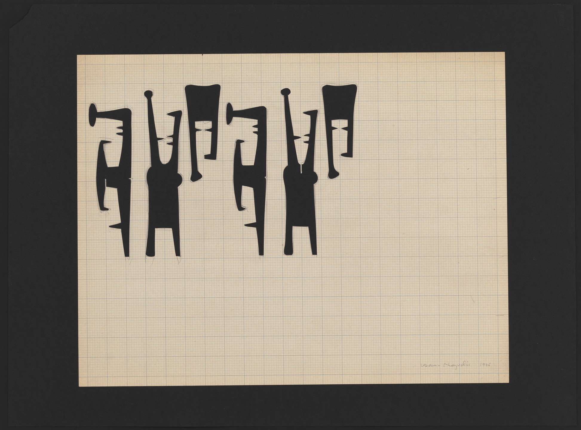 Isamu Noguchi. Work Sheet for Sculpture. 1946