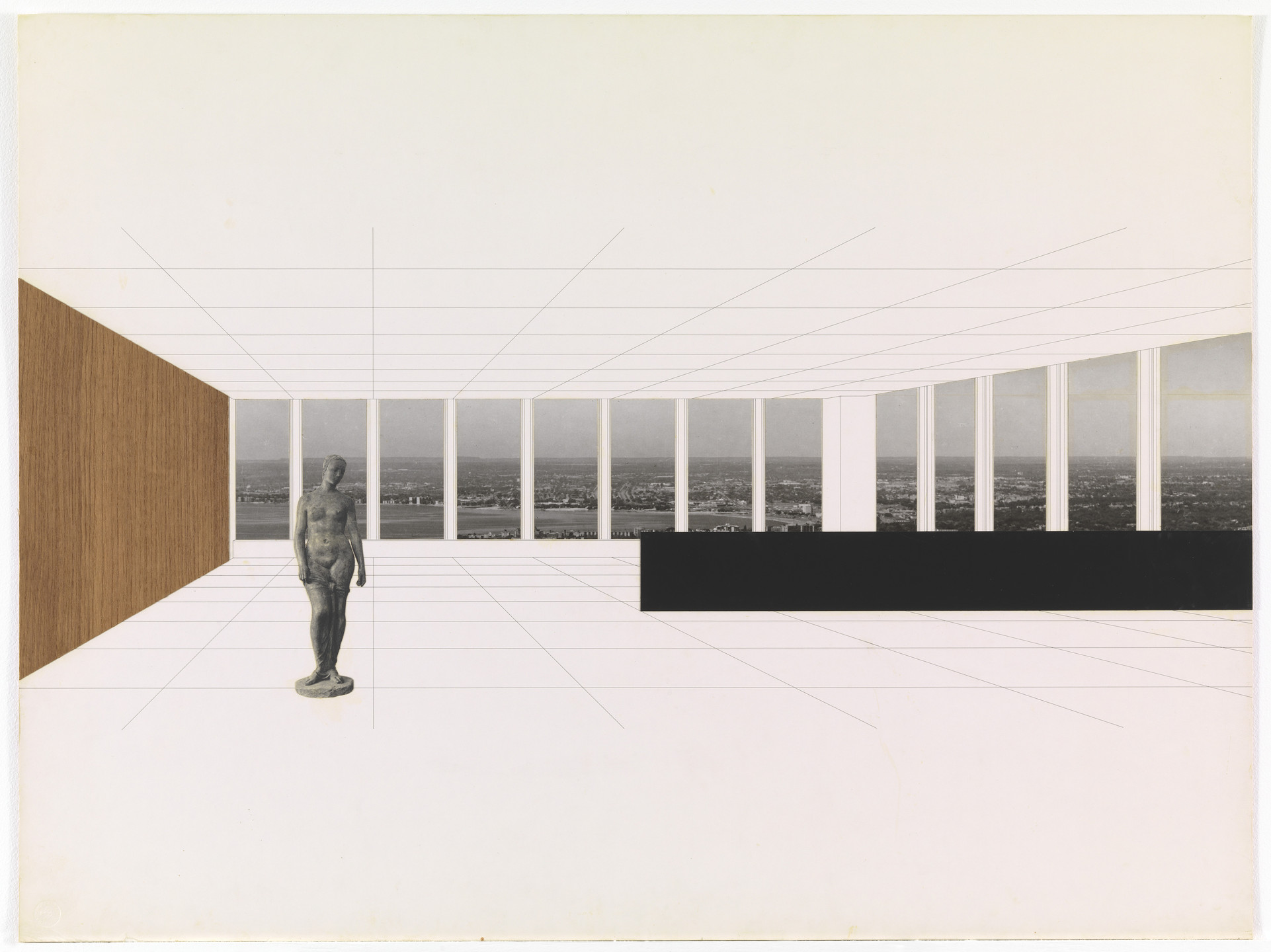 Ludwig Mies van der Rohe. Georg Schaefer Museum project