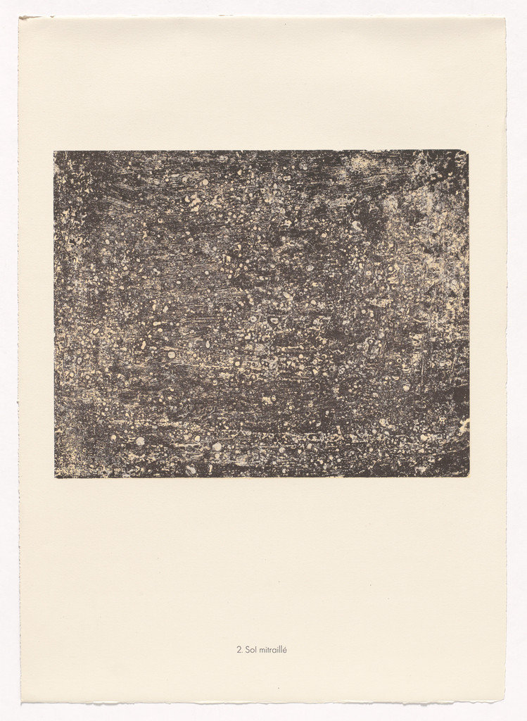 Mitrailled Soil (Sol mitraillé) from the portfolio The Land Surveyor (L'Arpenteur) from Phenomena (Les Phénomènes)