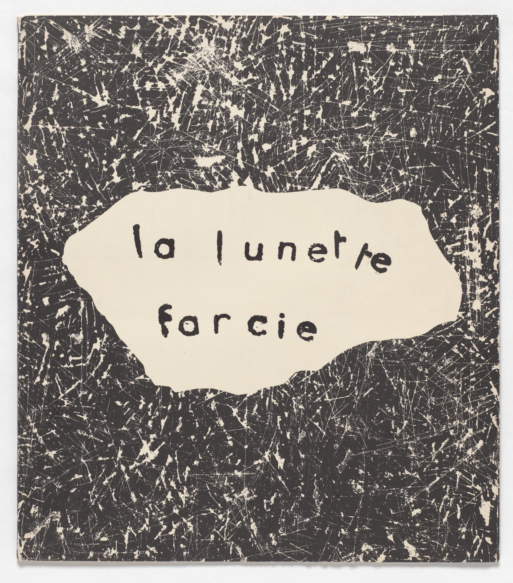 Jean Dubuffet. La Lunette farcie. 1962, published 1963 | MoMA