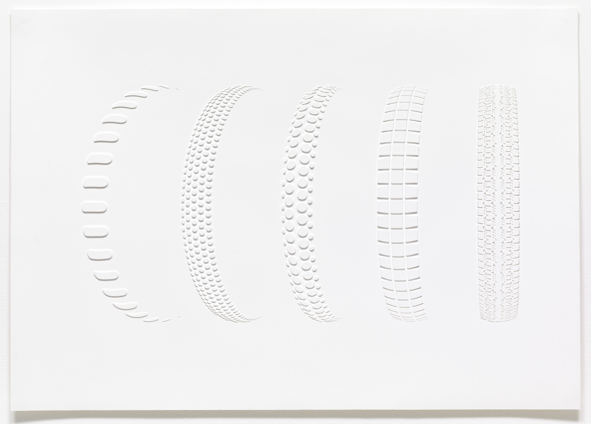 Richard Hamilton. Untitled from Five Tyres remoulded