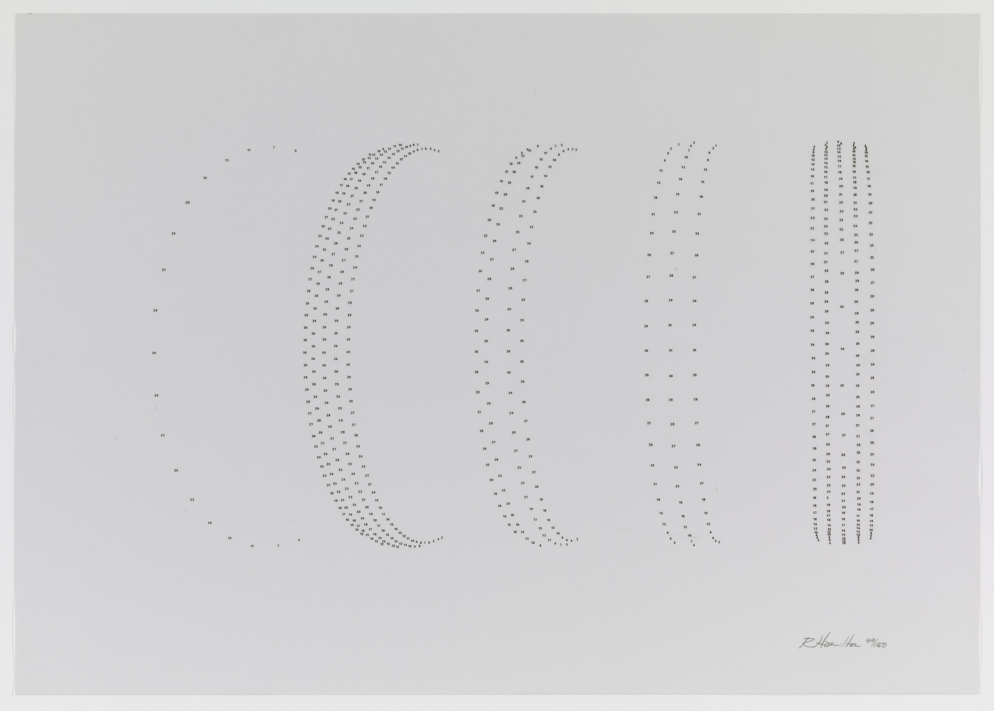 Richard Hamilton. Untitled from Five Tyres remoulded