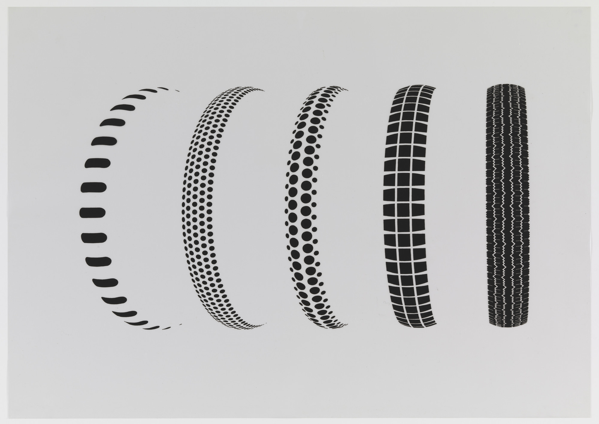 Richard Hamilton. Untitled from Five Tyres remoulded