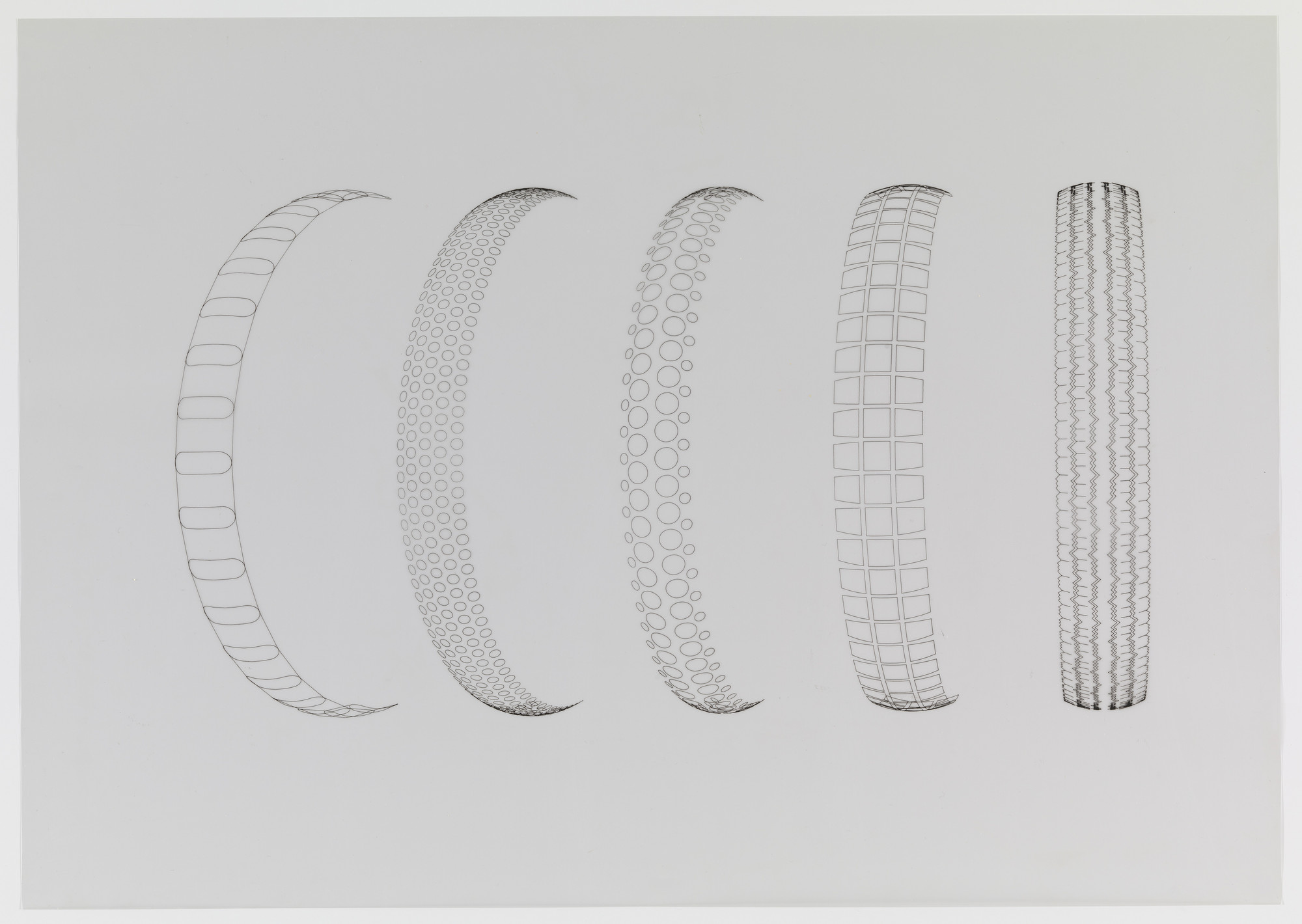 Richard Hamilton. Untitled from Five Tyres remoulded