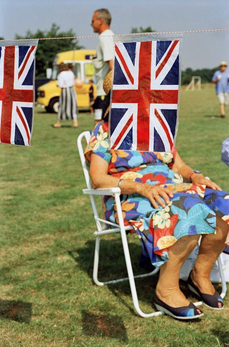 Martin Parr. British Flags at a Fair, Sedlescombe, England