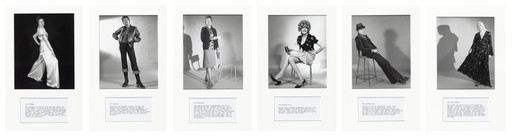 Martha Wilson. A Portfolio of Models. 1974