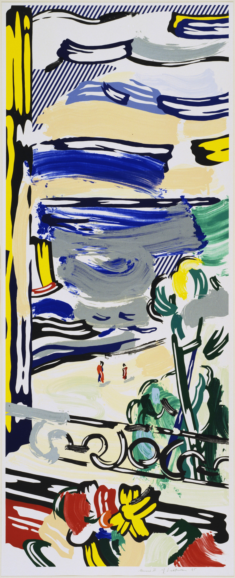 Roy Lichtenstein. View from the Window from the Landscapes Series