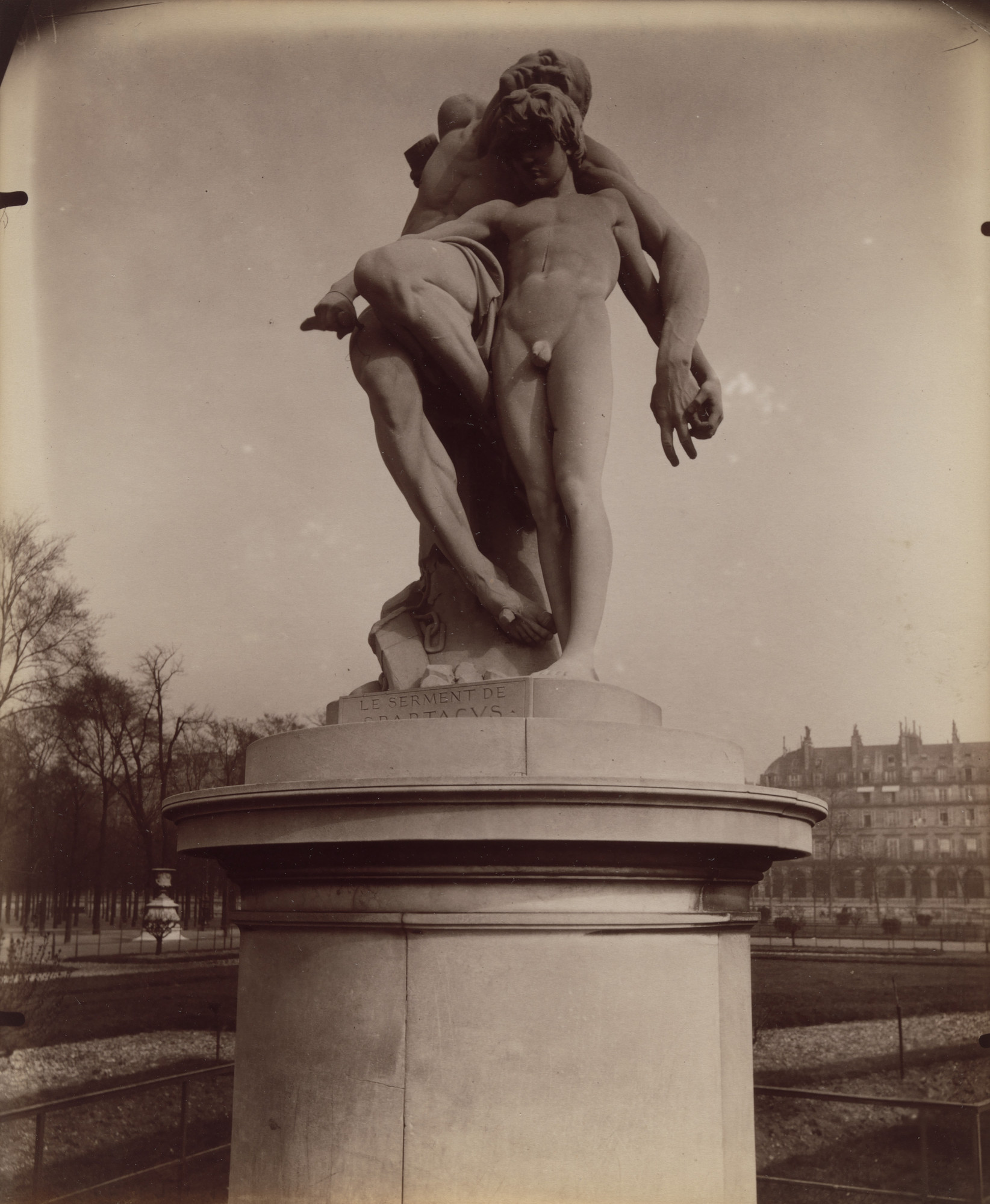 Eugène Atget. Le Serment de Spartacus / (Barrias)