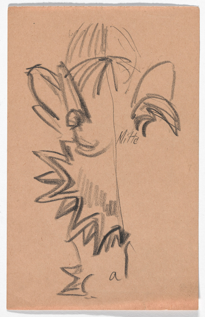 Preliminary costume design for "A Midsummer Night's Dream" at the Heidelberg Festival