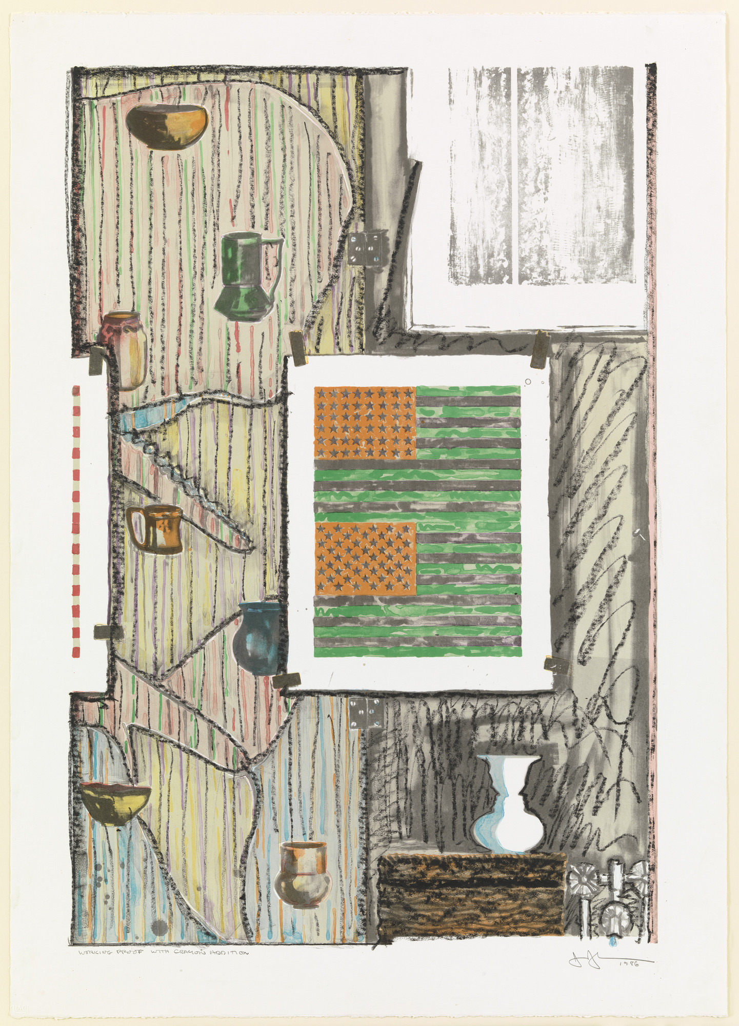 Jasper Johns. Ventriloquist