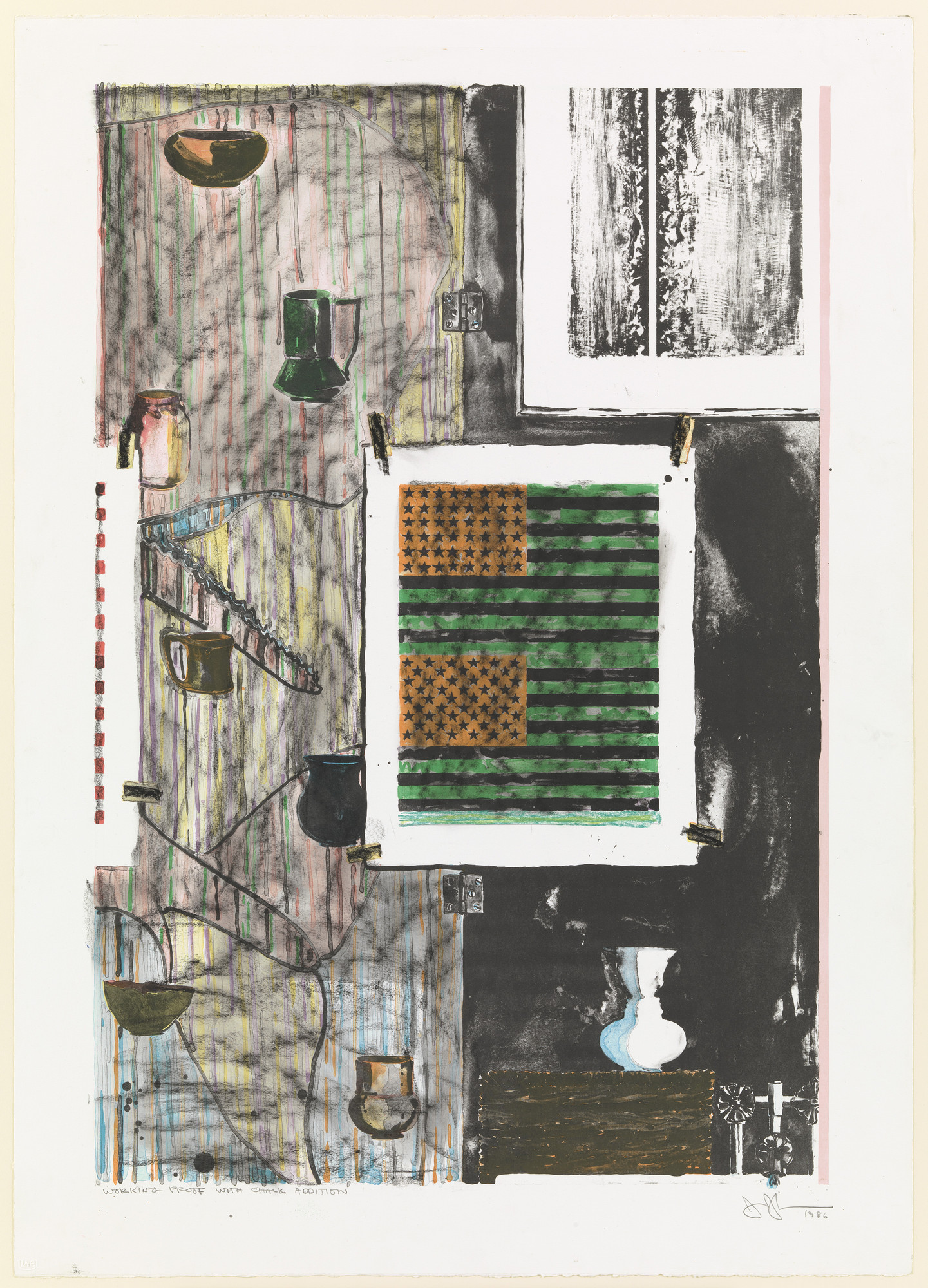 Jasper Johns. Ventriloquist