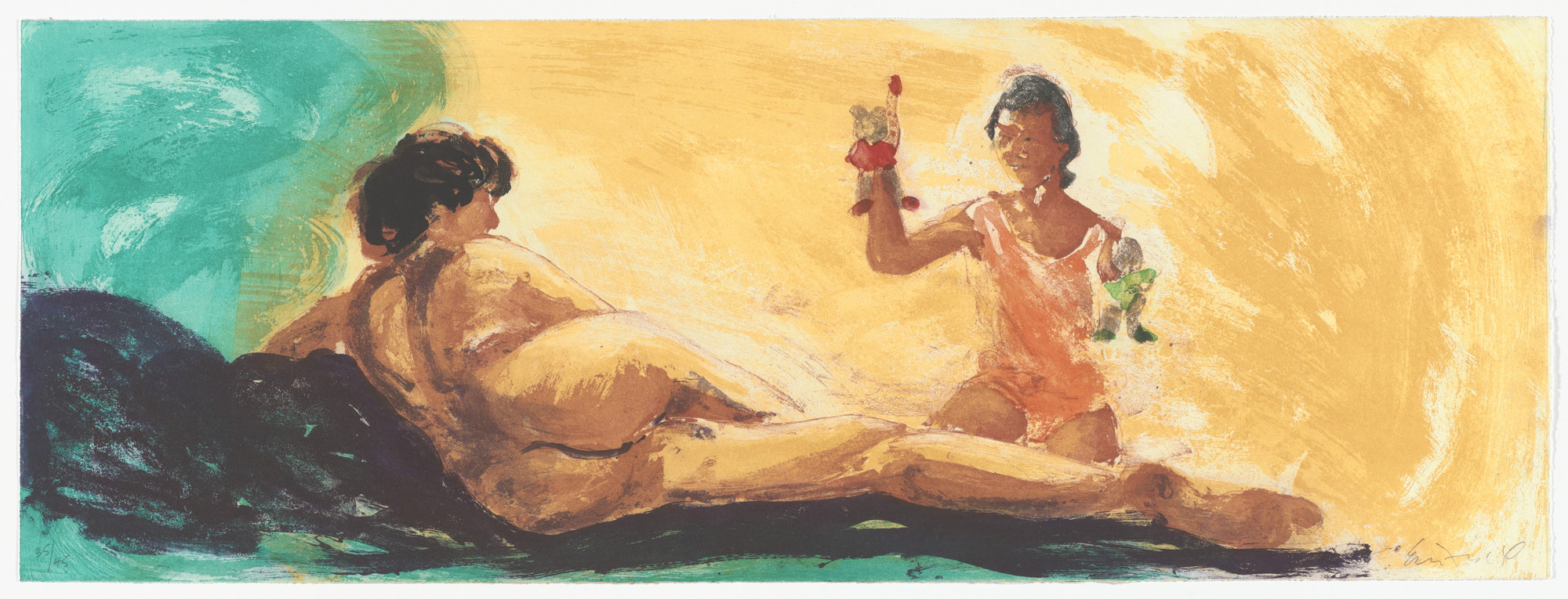 Eric Fischl. Untitled from Floating Islands. 1985