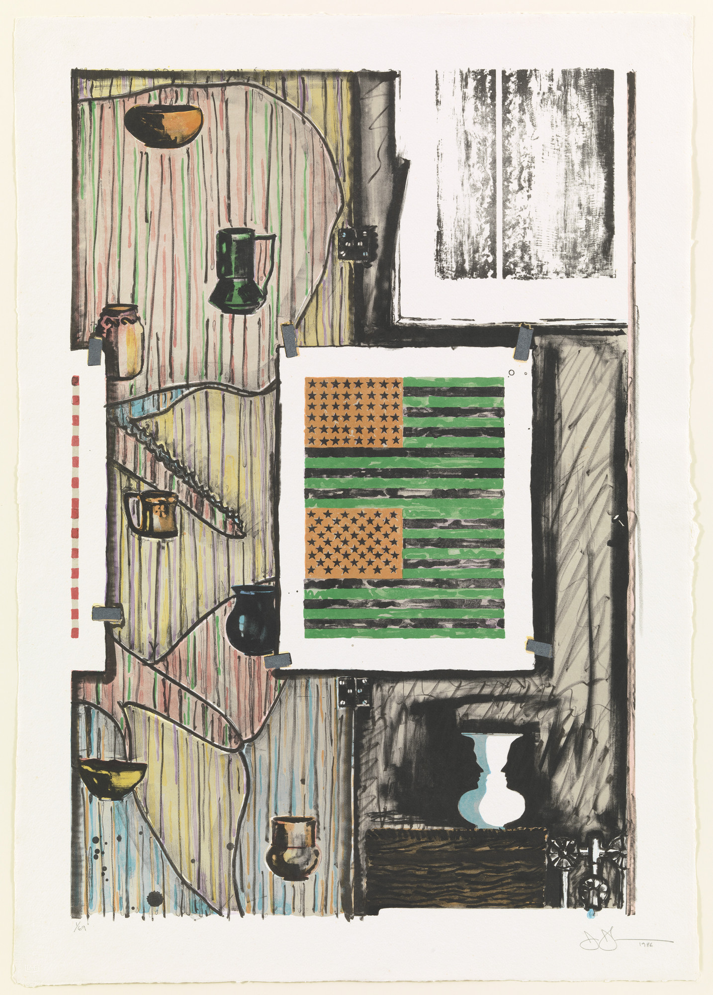 Jasper Johns. Ventriloquist
