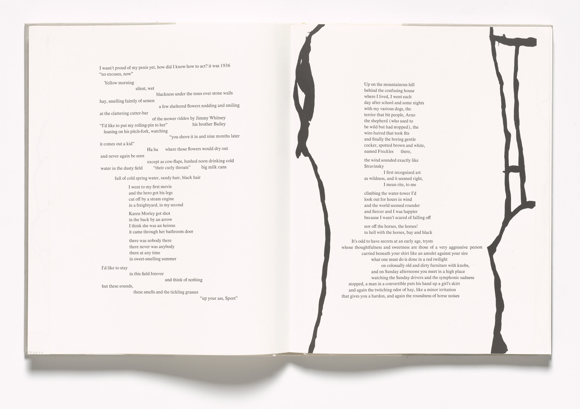 Philip Guston. In-text plate (folio 68 recto) from In Memory of My Feelings