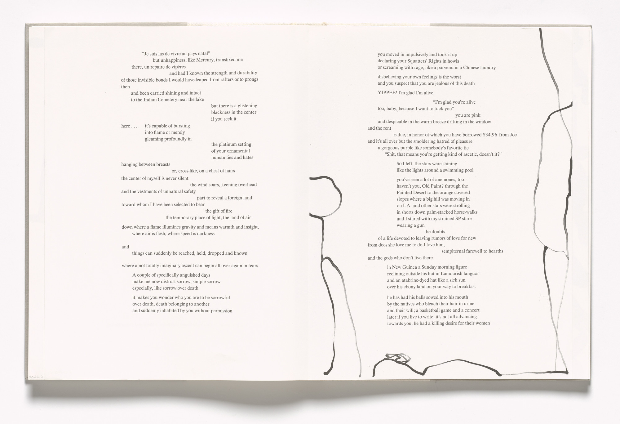 Philip Guston. In-text plate (folio 70 recto) from In Memory of My Feelings. 1967
