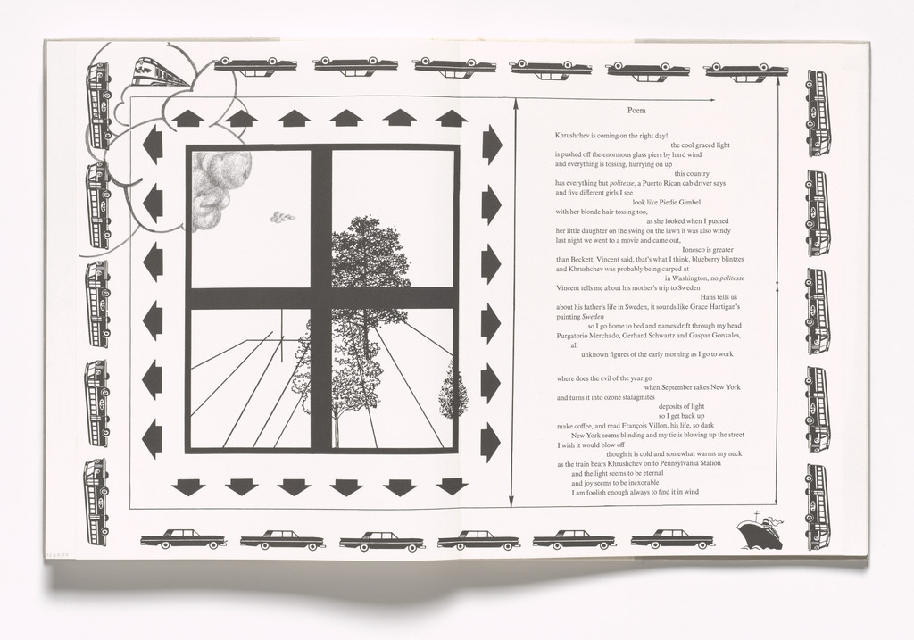 In-text plate (folios 91 verso and 92 recto) from In Memory of My Feelings